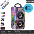 Mini built-in 1200mAh lithium battery dj bass speaker